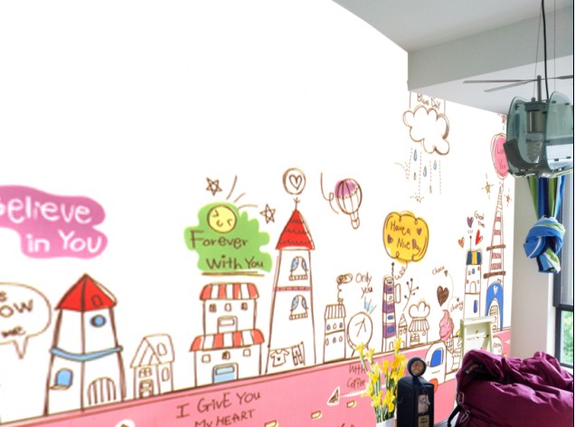 在儿童房里墙绘需要注意什么问题呢?